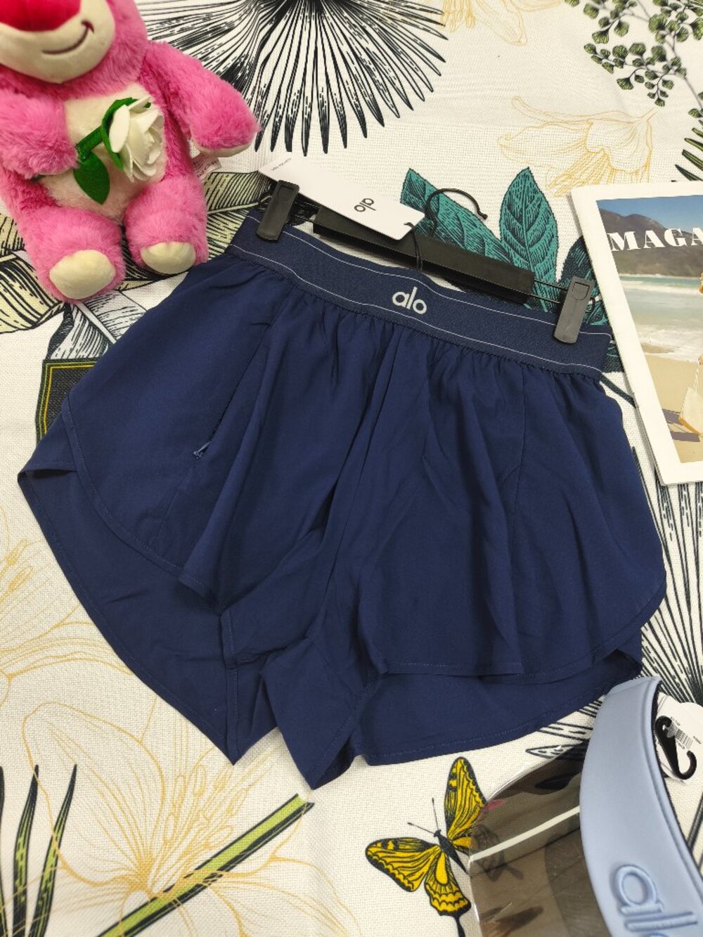 Alo Yoga Match Point Short Navy Blue🌊Athletic Luxury Meets Everyday Style😉 - Picture 2 of 10